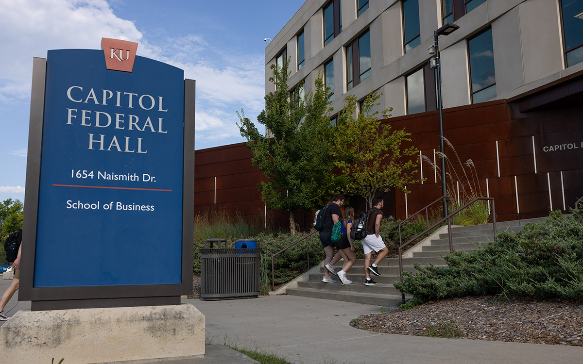 UnivOfKansas's tweet card. The University of Kansas School of Business received a $10 million gift commitment from an anonymous donor that ensures the construction of a new entrepreneurship hub building that benefits the...