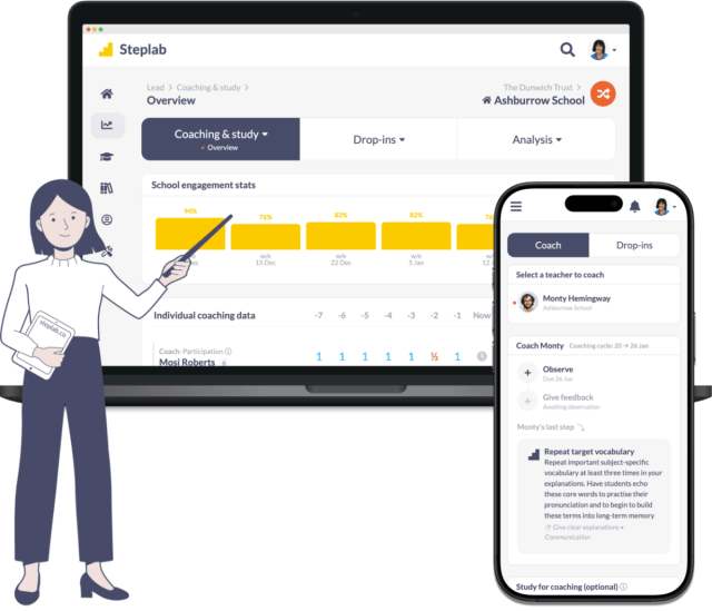 MrZachG's tweet card. As you’re thinking about your PD for school year 2025-26, I recommend the Steplab Ambassador Program. My colleagues and I will teach you how to coach and use our tools to make efficient and e…