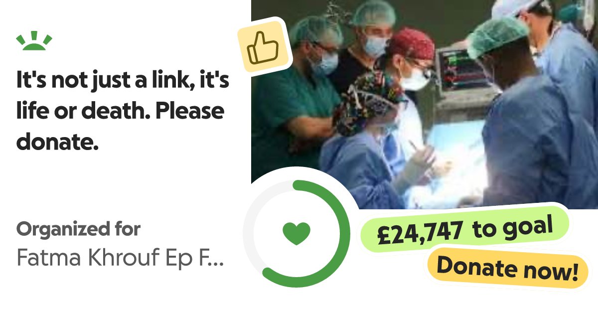 MotazSaleh2001's tweet card. Hello friends, I am a doctor from Gaza. As you know, life in G… Motaz Saleh needs your support for It's not just a link, it's life or death. Please donate.