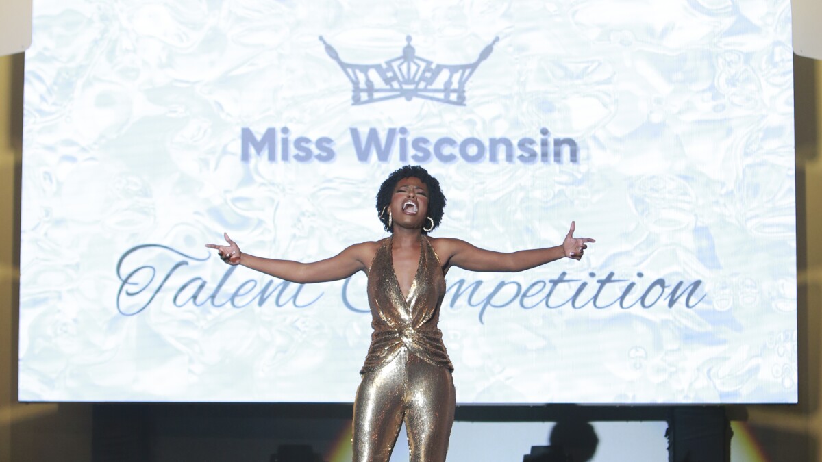 WUWMradio's tweet card. Twenty-two-year-old Racine native, Willow Newell, is the first Black woman to be named Miss Wisconsin. In September, she'll compete for Miss America in Florida.