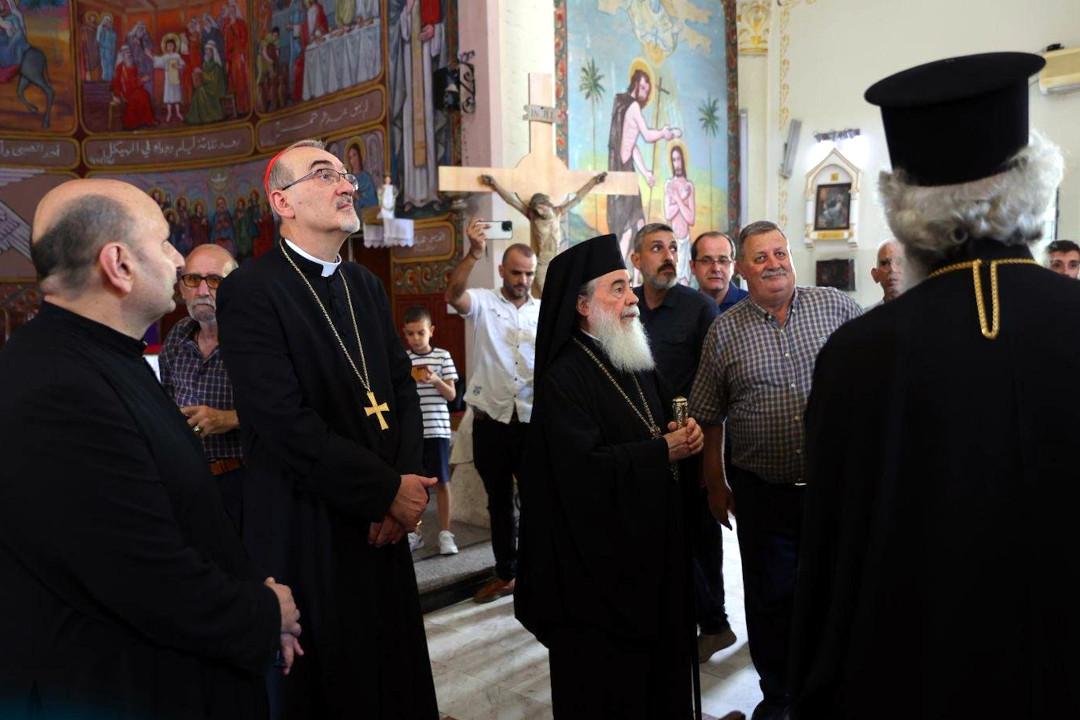 NwkArchdiocese's tweet card. Parishioners of Gaza's Holy Family Church are feeling "horror" and almost a sense of "desperation" after an Israeli tank shell struck the church, killing three elderly people sheltering there and...