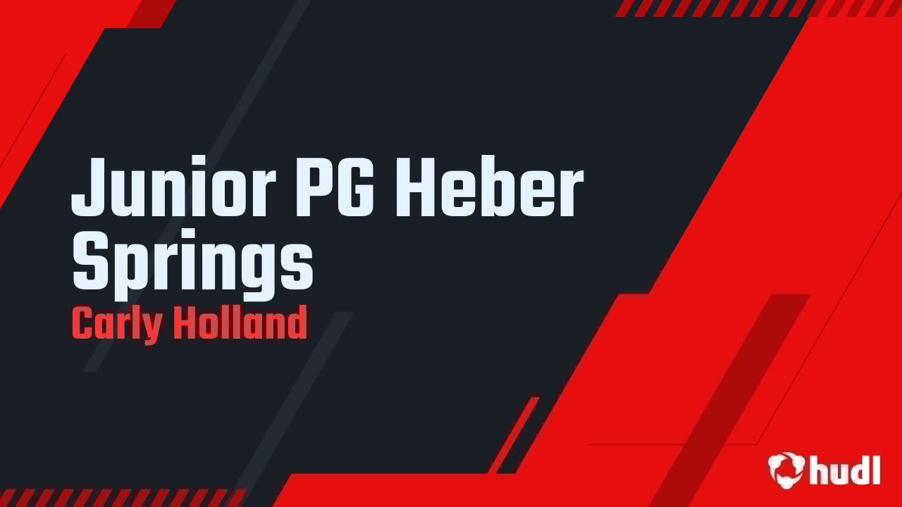 HeberLady's tweet card. Junior PG Heber Springs