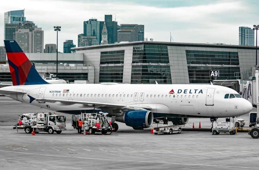 ajlamesa's tweet card. Authorities have yet to comment on Monday's near-miss, which caused a Delta plane bound for Atlanta to brake abruptly and abort takeoff.