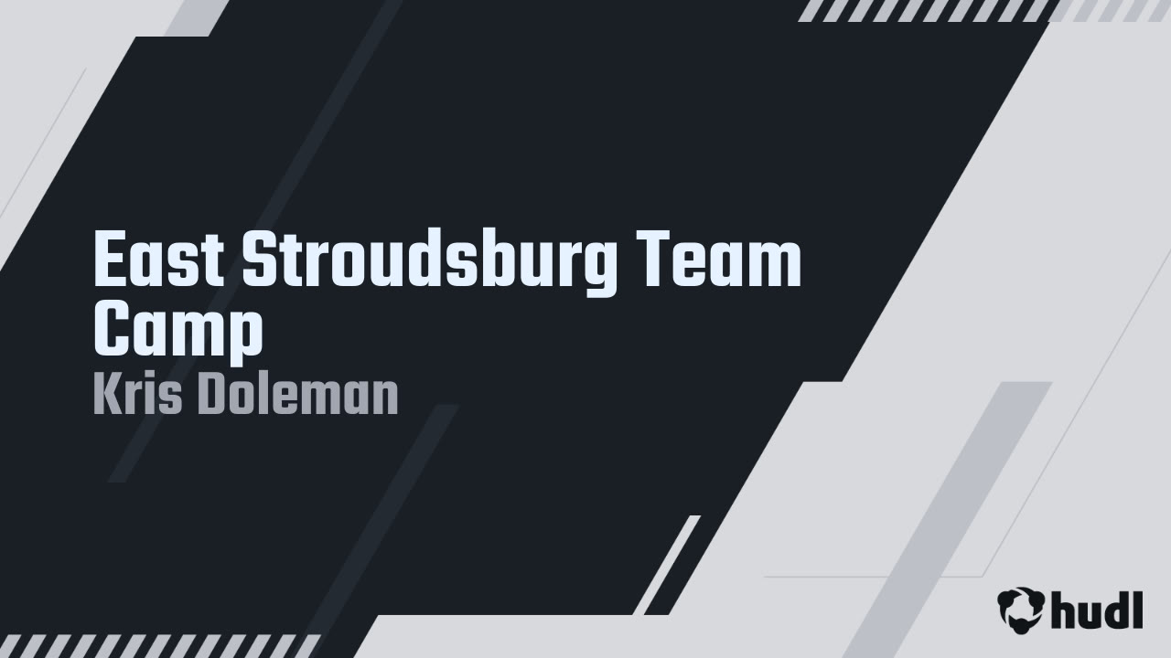 krisdoleman10's tweet card. East Stroudsburg Team Camp