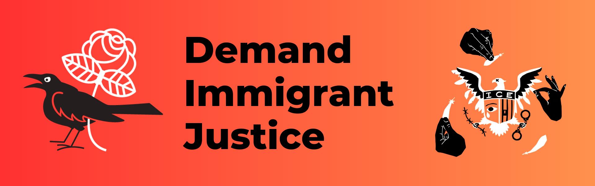 HoustonDSA's tweet card. Houston DSA is fighting back for immigrant rights! At our chapter convention, Houston DSA created an Immigrant Justice Campaign and joined the Houston Leads coalition to fight for our immigrant...