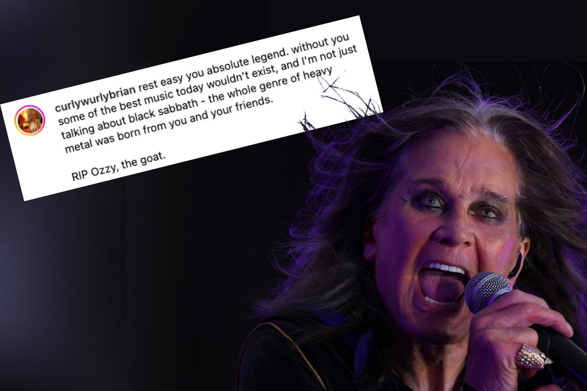 Loudwire's tweet card. At 76, Ozzy Osbourne has left a profound legacy in heavy metal, with fans recalling emotional connections made through his music following his recent farewell concert.
