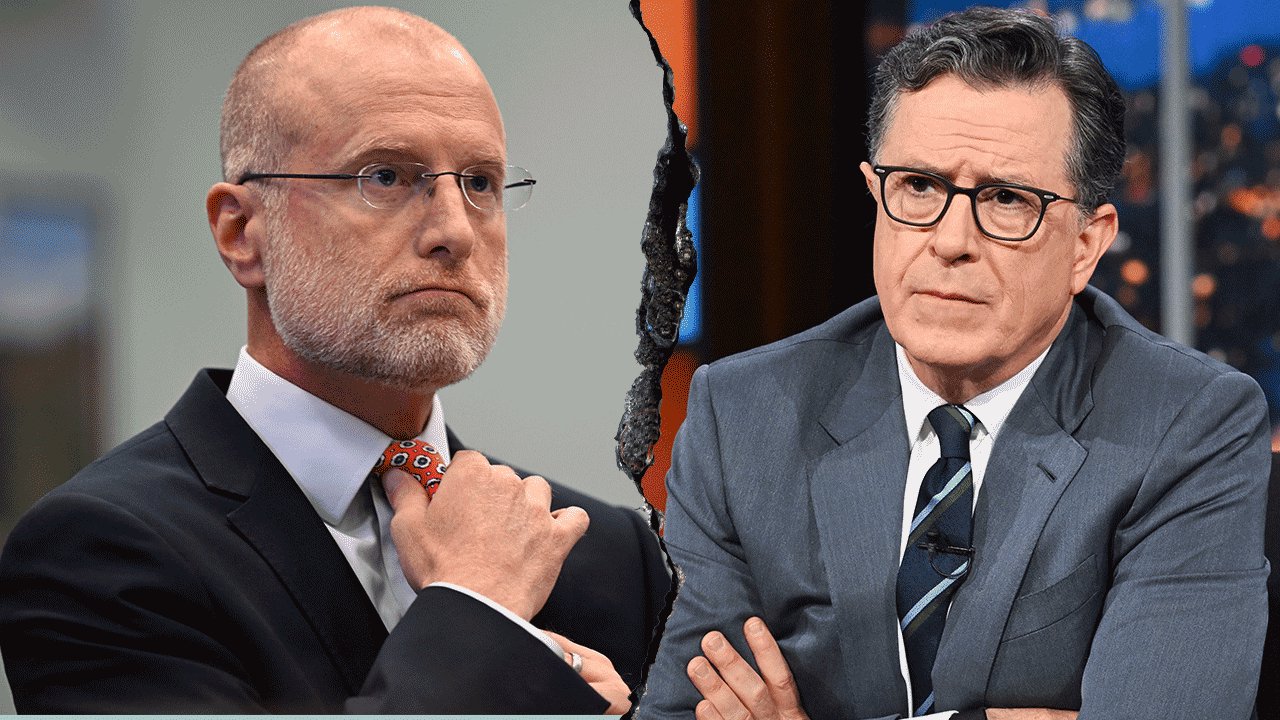 wildhockey33's tweet card. The FCC chairman called out at the "partisan left's" reaction to Stephen Colbert's cancellation by CBS on Monday, saying they were acting like they were losing a "loyal" spokesperson.
