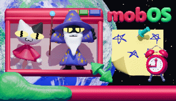 palmondu's tweet card. Explore an open ended internet and operating system set in a 2000s alternate reality that changes over real life time depending on how you interact with it. Discover secrets through the web, download...