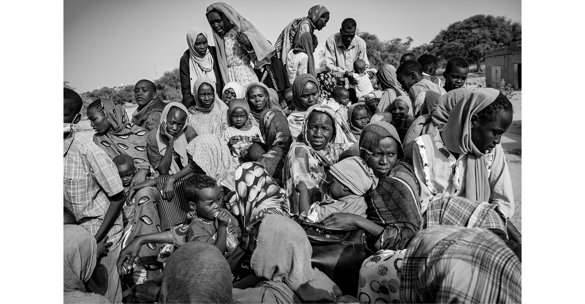 NickTroiano's tweet card. Photographs from the humanitarian disaster in Sudan and Chad