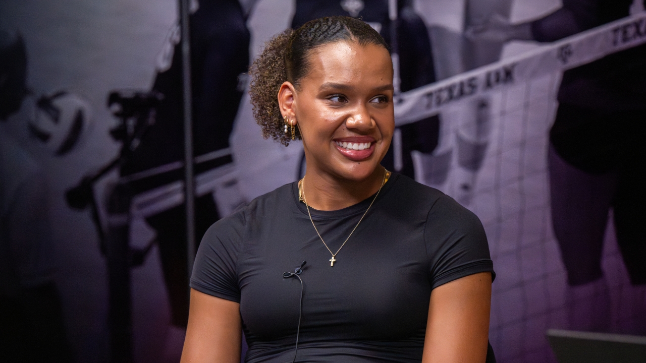 TexAgs's tweet card. After battling through four concussions, outside hitter Kyndal Stowers found her way to Texas A&M after beginning her college career at Baylor. In an exclusive one-on-one, Stowers spoke about her...