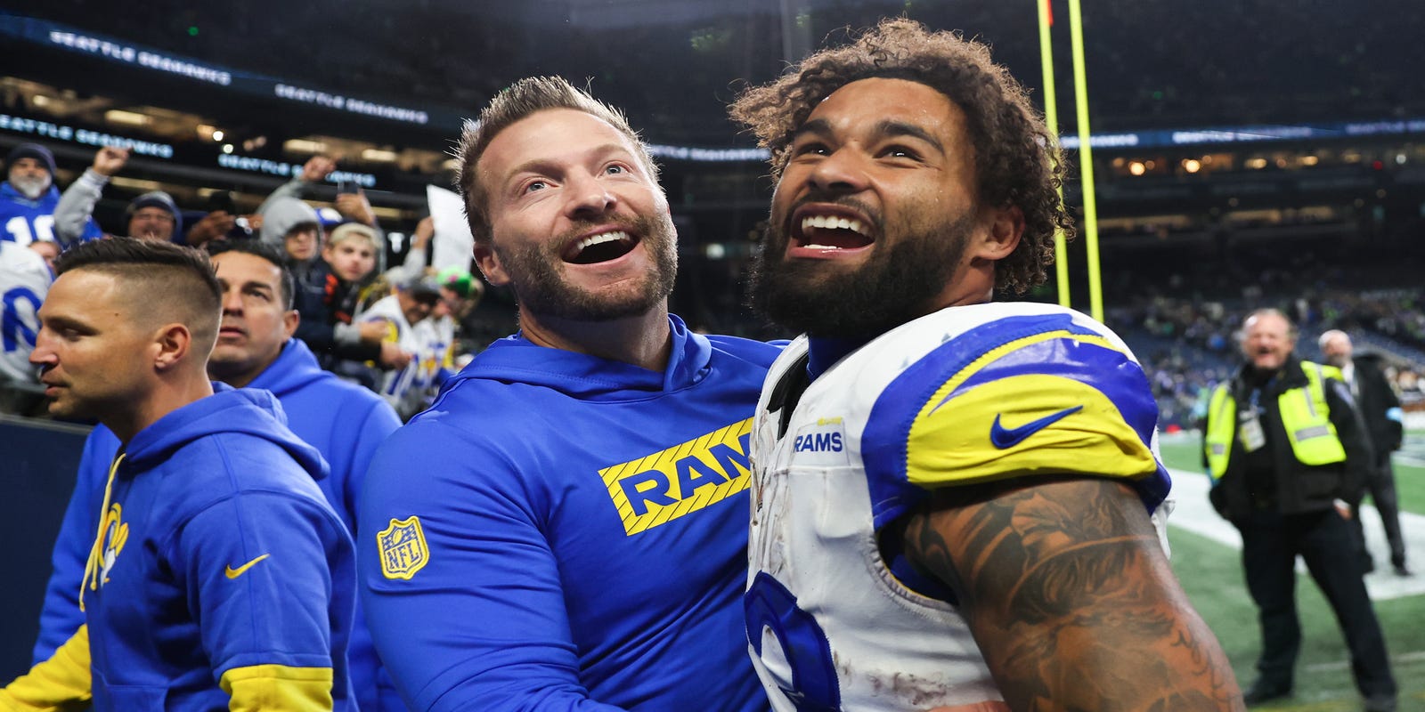 camdasilva's tweet card. The LA Rams opened training camp on Tuesday with several press conferences. Here's what you need to know.