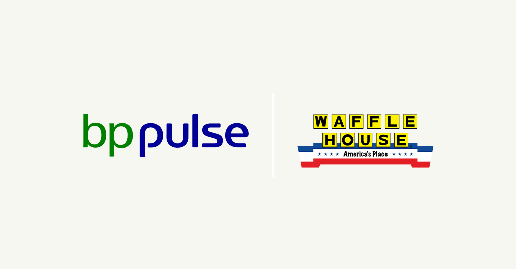 ntwork's tweet card. bp pulse is excited to announce a new strategic relationship with iconic American diner chain Waffle House. The agreement will see the installation of bp pulse charge points at Waffle House locations...