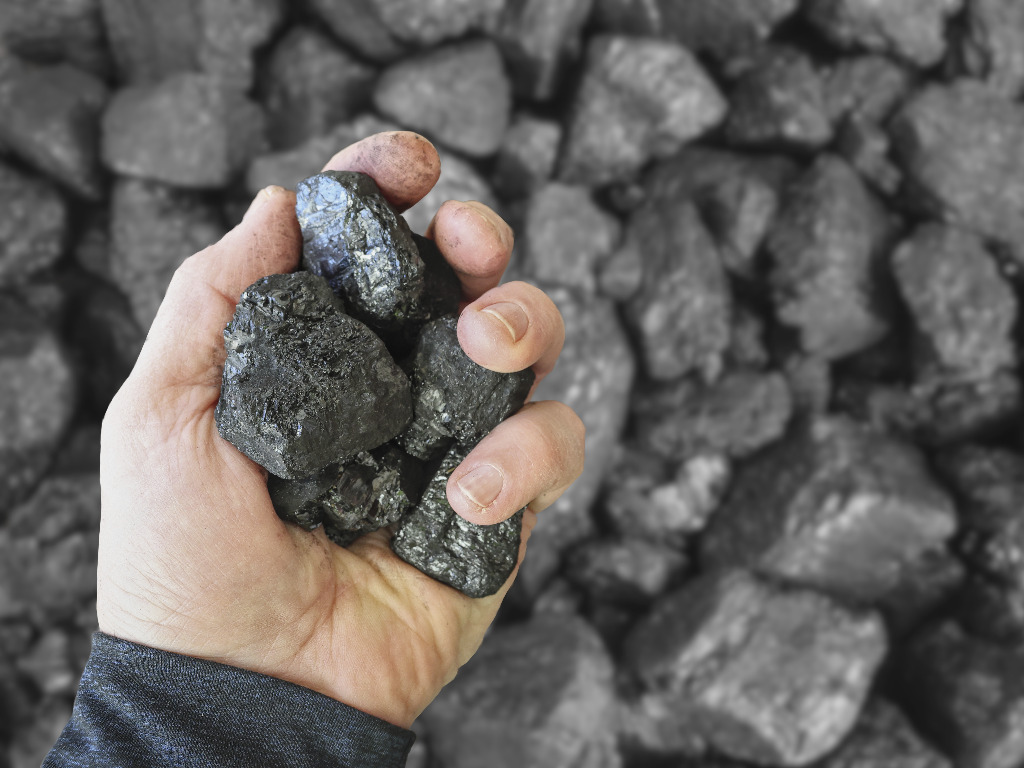 TheNatlInterest's tweet card. President Trump digs coal, even as the source of energy is falling out of favor in favor of cleaner sources of power.