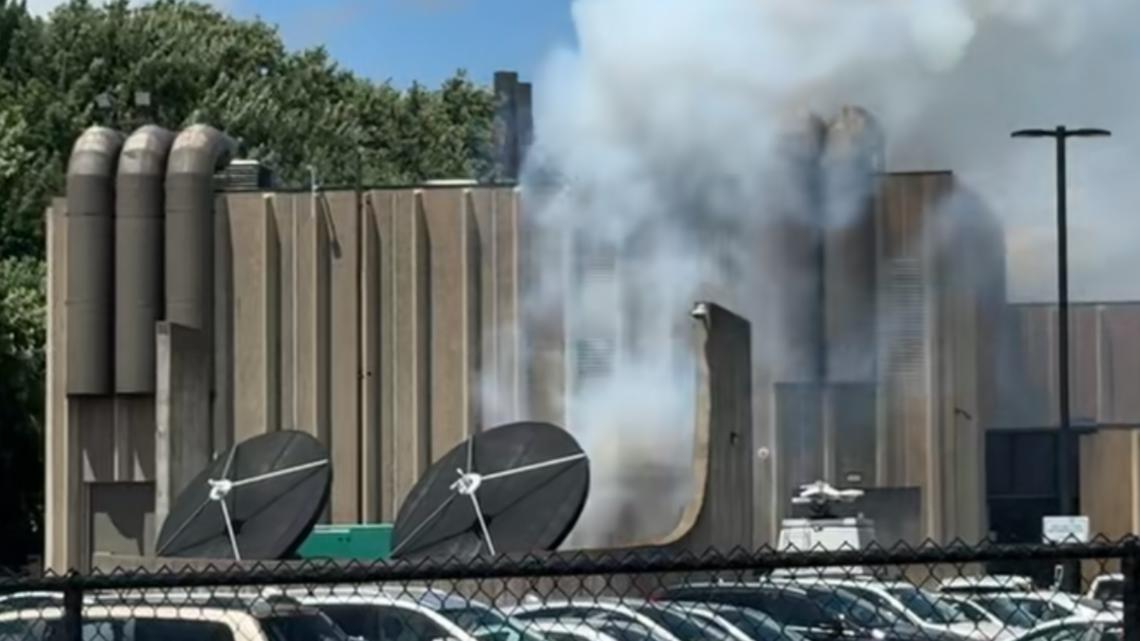 kare11's tweet card. Everyone was evacuated from the building safely.