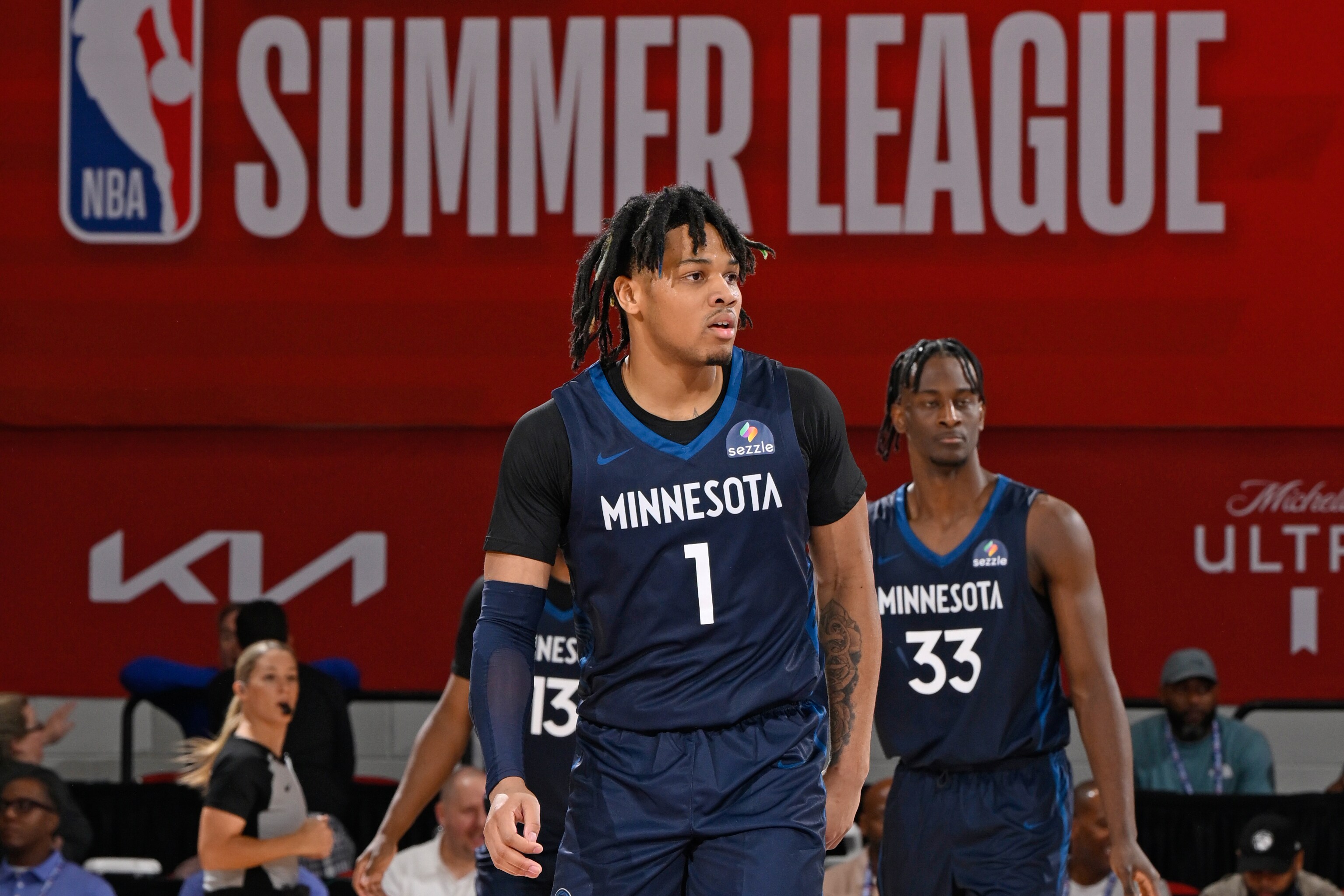 Twolves_PR's tweet card. Timberwolves Guard Terrence Shannon Jr. Named to NBA 2K26 All-Summer League First Team | Minnesota...