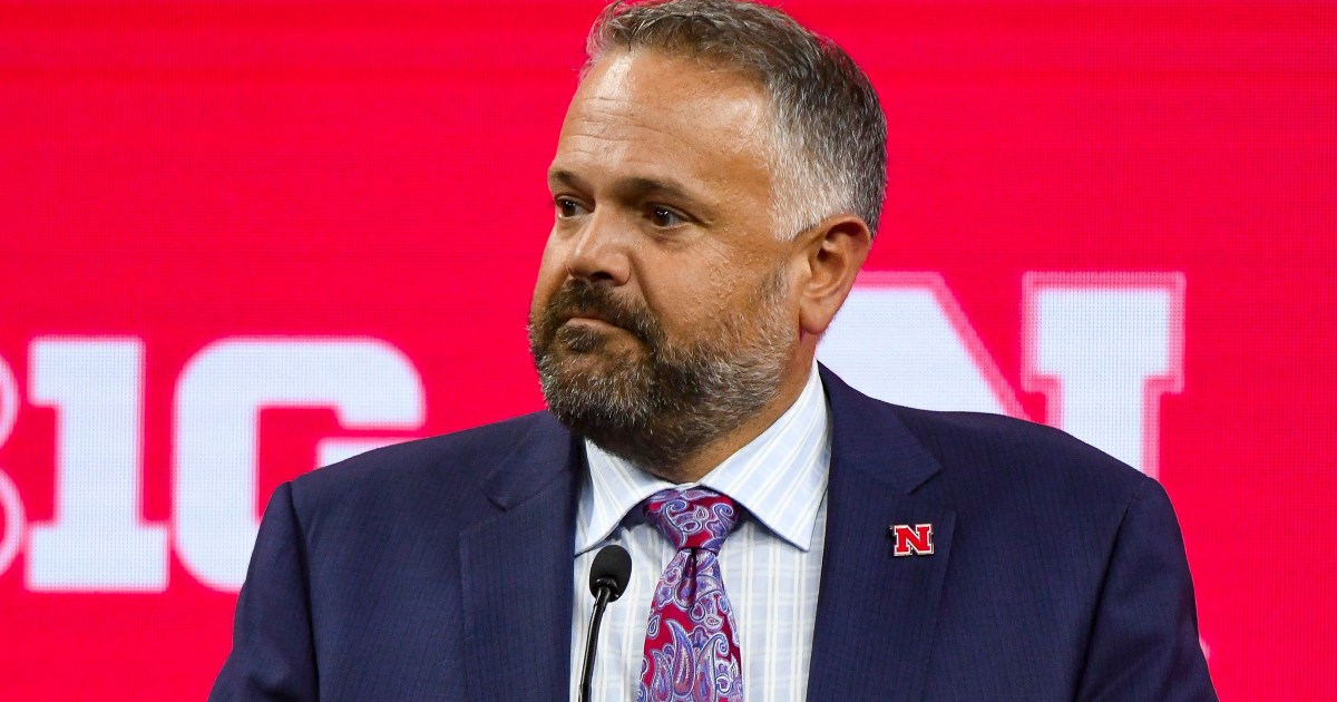 steven_sipple's tweet card. During his third appearance at the Big Ten Media Days main podium, Nebraska head coach Matt Rhule showed a quiet confidence in Las Vegas.