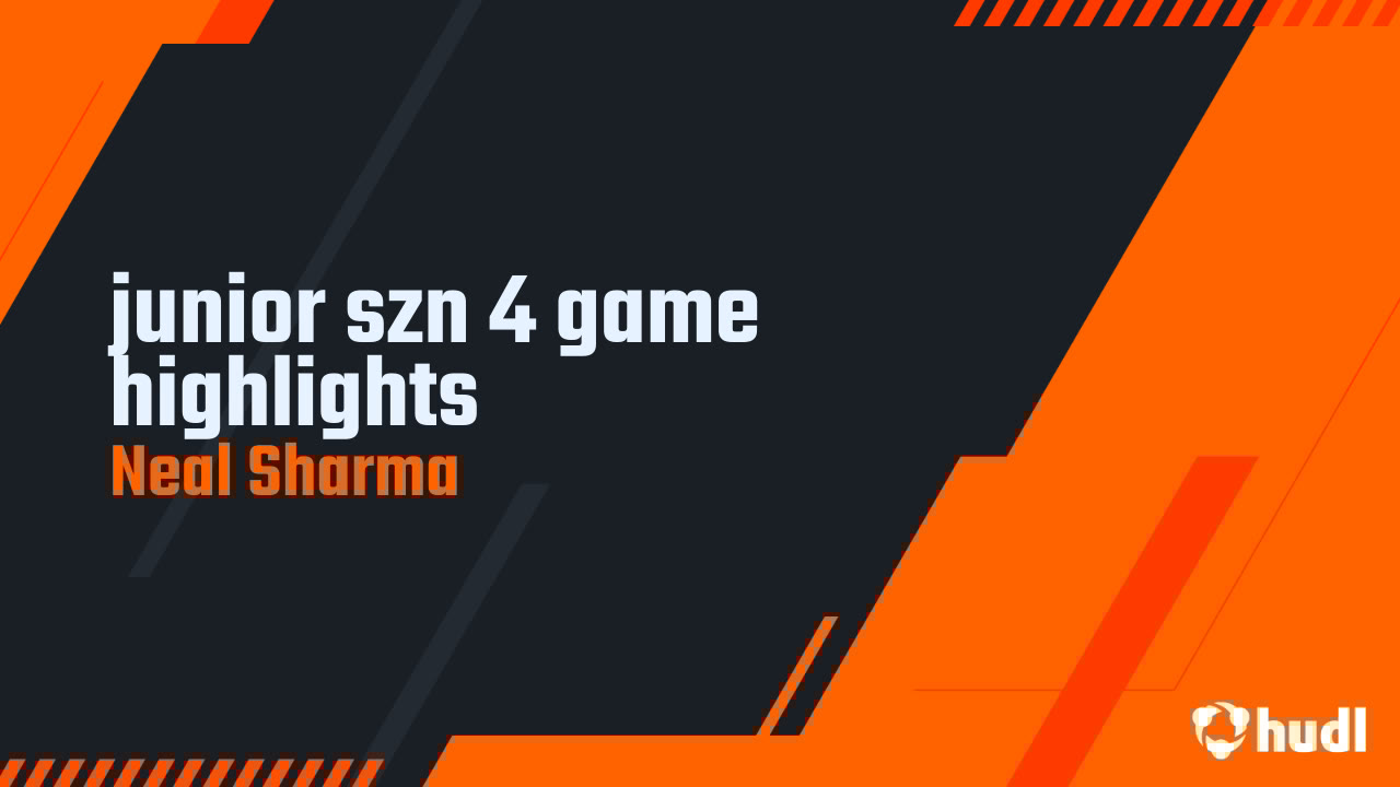 Neal_sharma1's tweet card. junior szn 4 game highlights