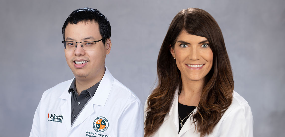 NimaSharifiMD's tweet card. Desai Sethi Urology Institute awarded $75,000 internal research grants to Zhipeng Wang, Ph.D., and Katherine Amin, M.D.