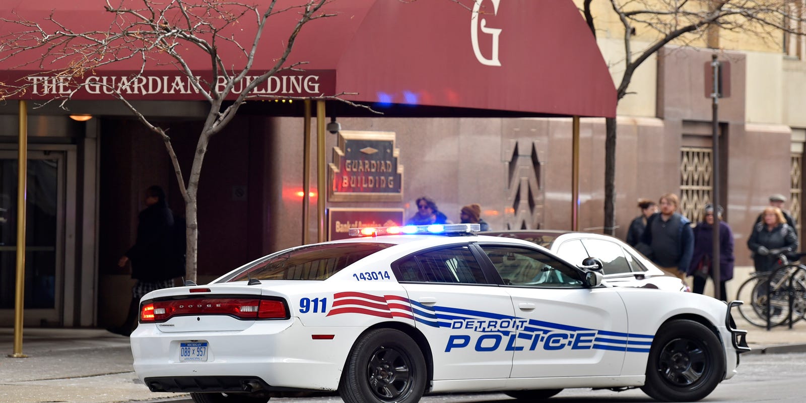 detroitnews's tweet card. The incident was a day after a similar incident at Coleman A. Young Municipal Center.