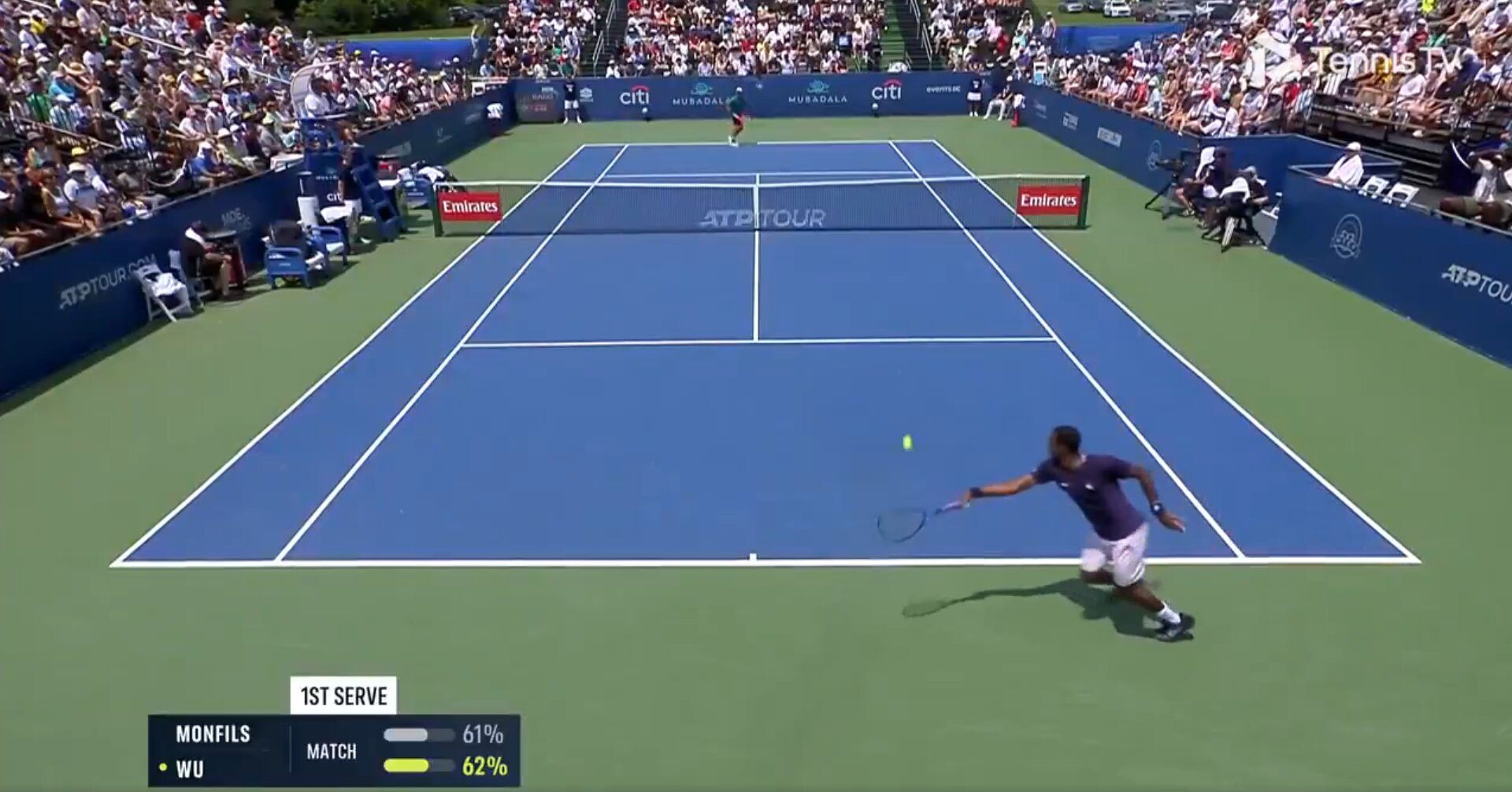 FFLose's tweet card. Le tournoi ATP 500 de Washington a commencé depuis quelques heures, et pourtant Gaël Monfils plie déjà bagages.