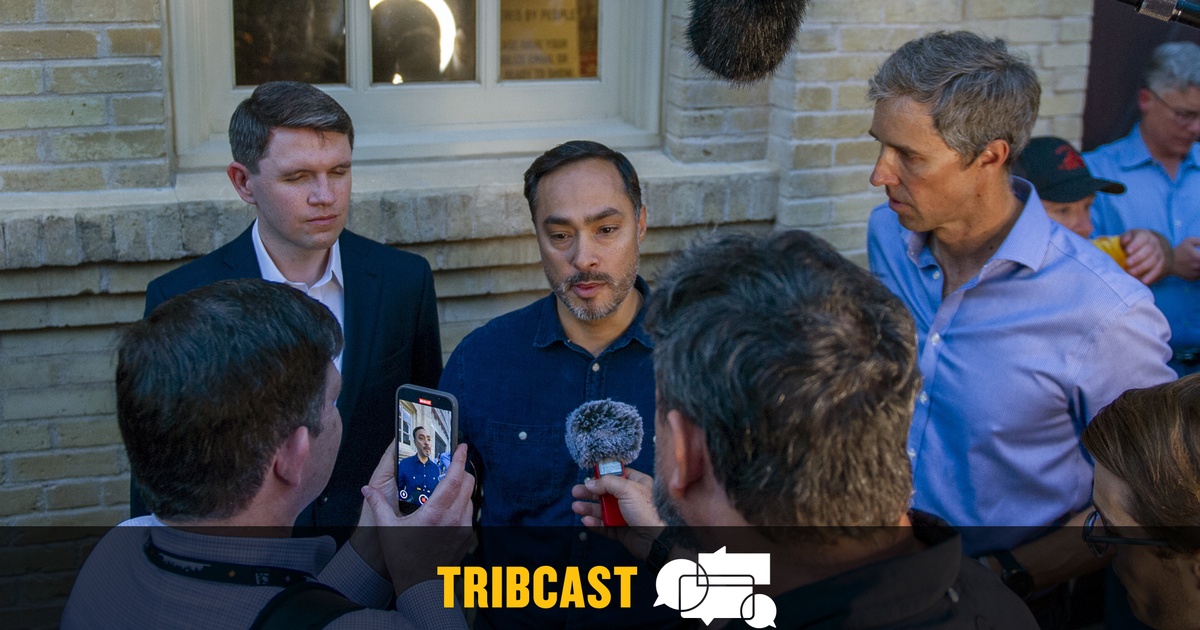 TexasTribune's tweet card. In part one of our two-part look at the 2026 Democratic and Republican primaries, Matthew and Eleanor talk to Texas Democratic Party Chair Kendall Scudder.