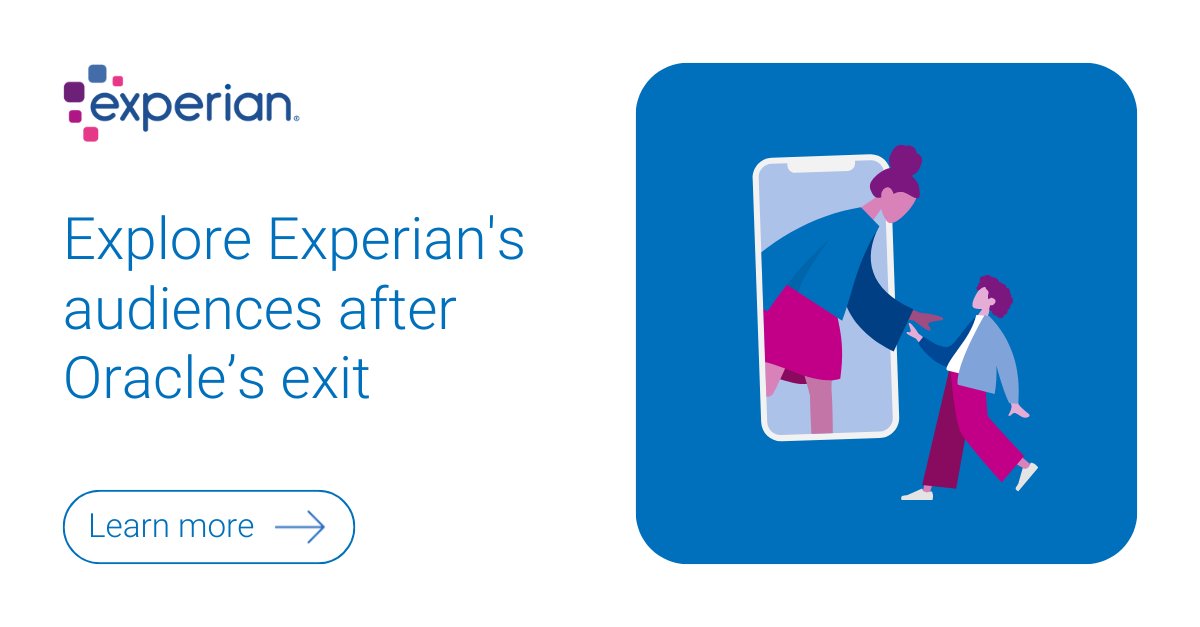 Experian_Auto's tweet card. We’ve mapped Oracle audiences to Experian audiences, helping you to switch your audience targeting with no impact to campaign performance.