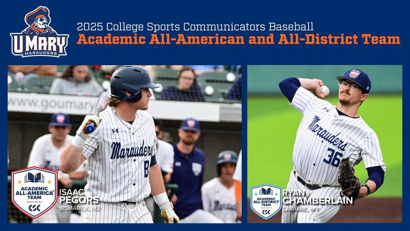 umarysports's tweet card. AUSTIN, TX – A dazzling season on the diamond combined with exceptional work in the classroom earned University of Mary outfielder Isaac Pegors a spot on the 2025 Academic All-America® NCAA Division...