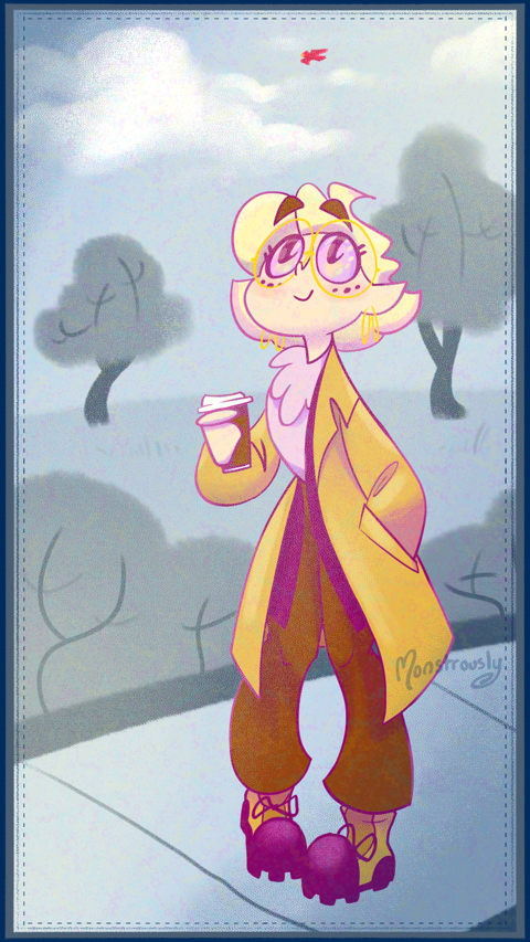 seaweedcronch's tweet card. Follow Monstrously on Ko-fi