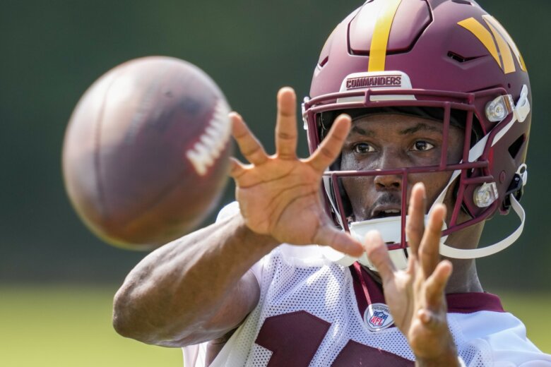 WTOP's tweet card. Expectations are high for the Washington Commanders as they enter training camp, with uncertainty surrounding Terry McLaurin contract talks.