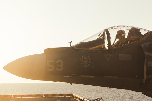 Militarydotcom's tweet card. While a seemingly small part of the overall force, the transfer of the Harrier Marines is part of the service's overarching aviation plan.