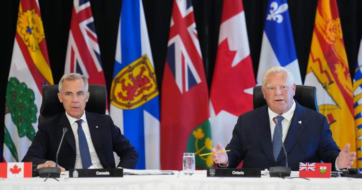 isaaccallan's tweet card. Mark Carney was in cottage country Monday night before meetings with Canada's premiers to discuss interprovincial trade and tariffs from the United States.