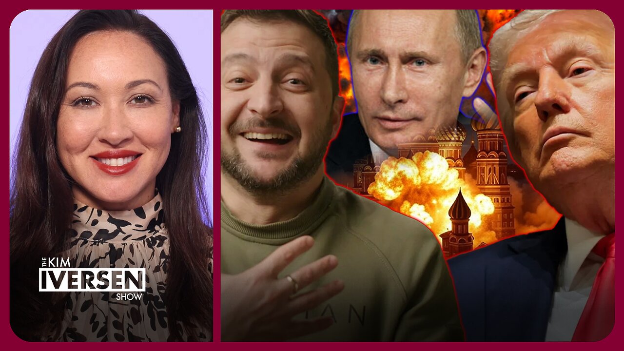 KimIversenShow's tweet card. The Kim Iversen Show LIVE | July 15, 2025 BREAKING: Reports suggest Trump asked Zelenskyy if Ukraine can launch deep strikes into Russia, targeting Moscow and St. Petersburg! Conservative influencers