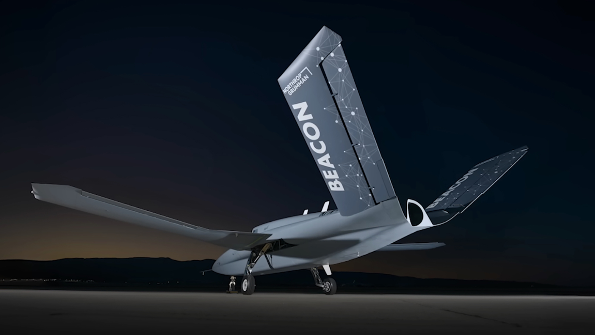 TheAviationist's tweet card. New Northrop Grumman video offers first unobstructed view of the Vanguard-based uncrewed aircraft that will support AI and autonomy development. On Jul.