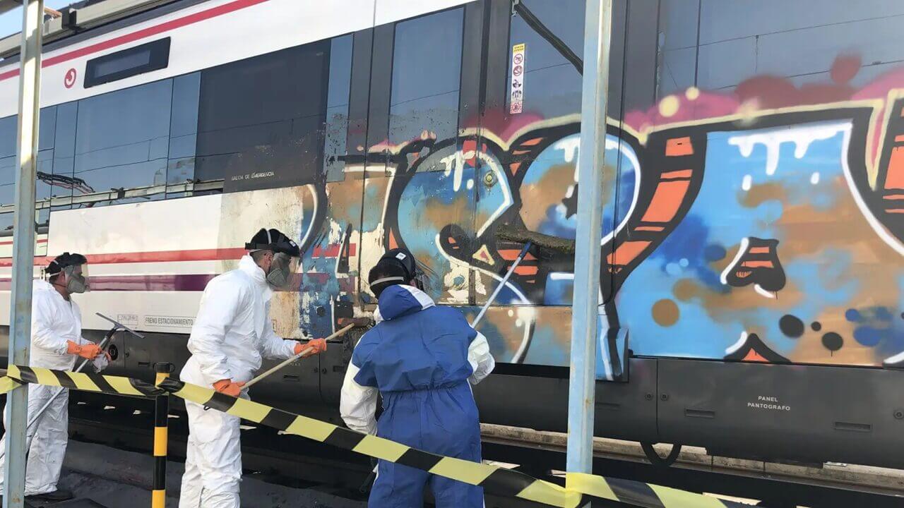ACTREN_MF's tweet card. La solución, seleccionada en el primer Concurso de Proyectos de Inteligencia Artificial de Renfe, permitirá anticipar y disuadir actos vandálicos