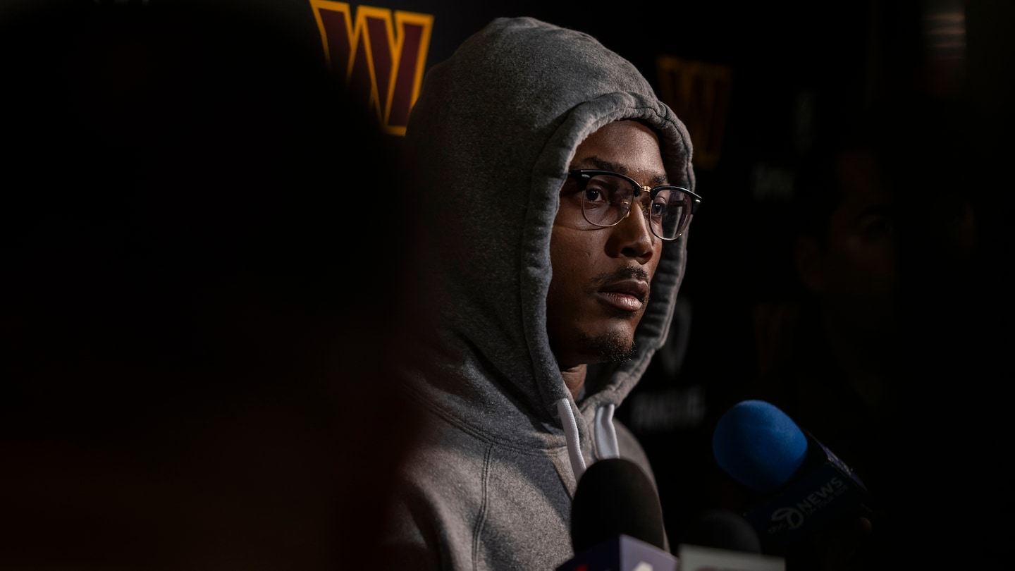 CandaceDBuckner's tweet card. A week before training camp, the Commanders’ star wide receiver expressed his displeasure with the lack of progress toward a contract extension.