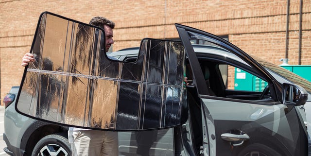 CARandDRIVER's tweet card. Prevent your vehicle's interior from cooking like an oven with a protective car sunshade. We put five through the wringer to see which ones worked the best.
