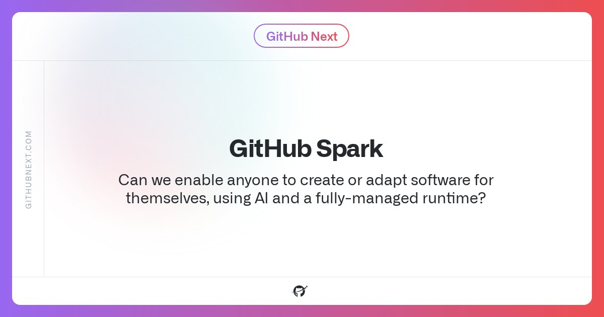 BuckWoodyMSFT's tweet card. GitHub Next Project: Can we enable anyone to create or adapt software for themselves, using AI and a fully-managed runtime?