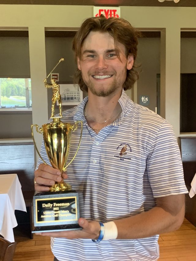 DailyFreeman's tweet card. OLD WESTBURY, N.Y. — Two-time Ulster County Men’s Amateur Golf Championship (The Herdegen) winner Donte Groppuso led the local contingent competing in Monday’s opening round of the 54-h…