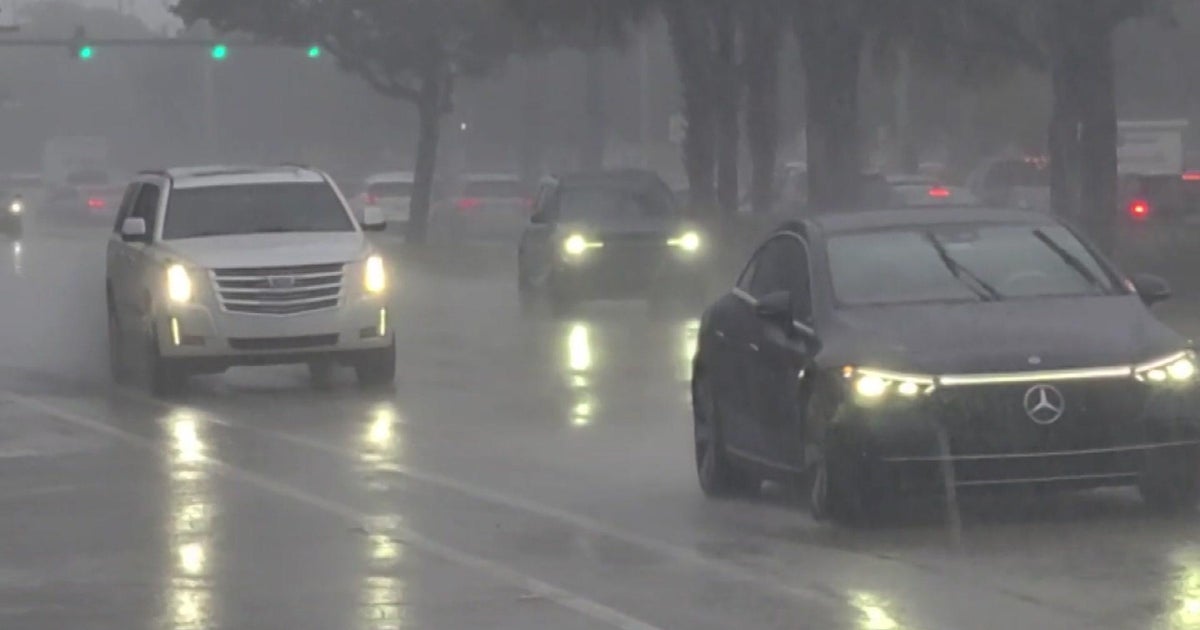 CBSMiami's tweet card. The current trends support expanding storms and significant rainfall across the region, according to CBS News Miami Chief Meteorologist Ivan Cabrera.