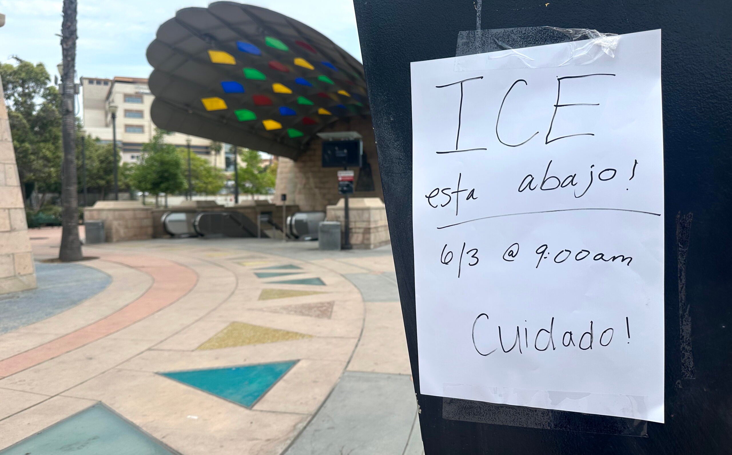 LAPublicPress's tweet card. As the city remains under siege, both disability rights and immigrant rights advocates are limited in the help they can offer disabled communities