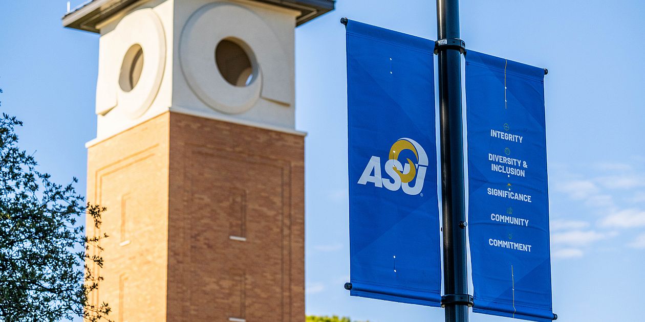 AngeloState's tweet card. For the eighth straight year, Angelo State University has been named a national “College of Distinction” by the Colleges of Distinction print and onli...