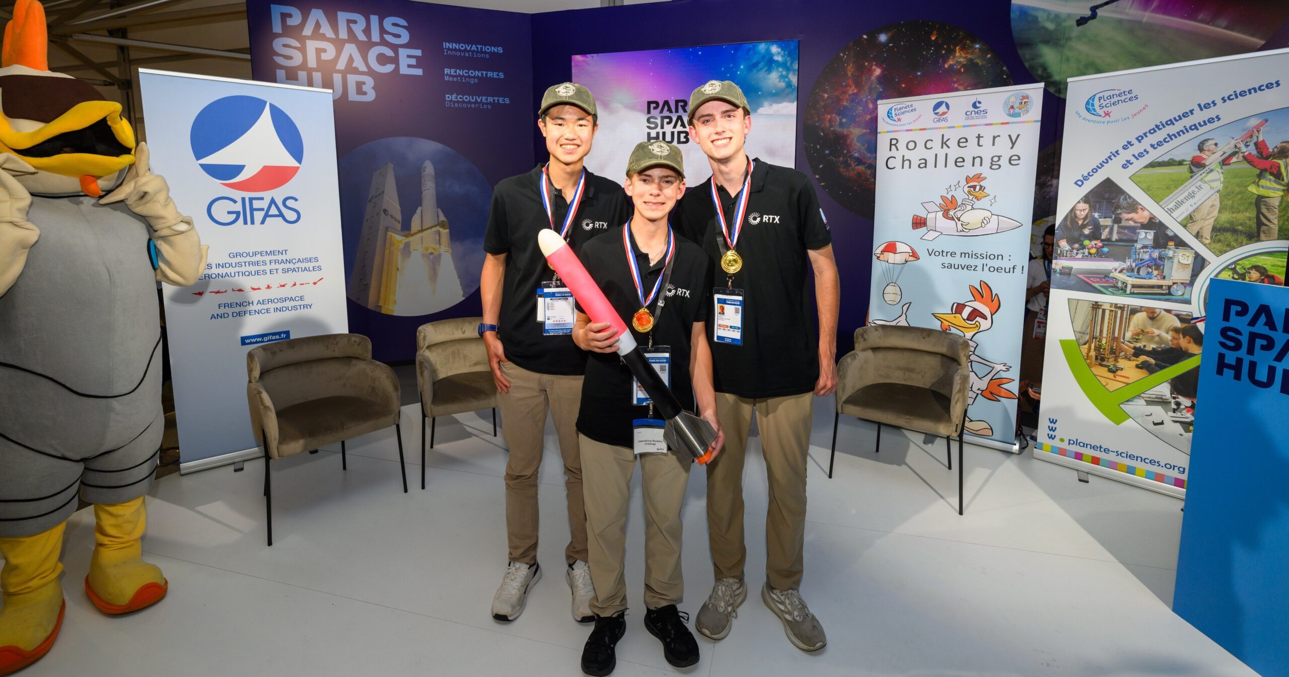 scouting's tweet card. Three Scouts from Montville, New Jersey, have brought the International Rocketry Challenge championship to the United States.