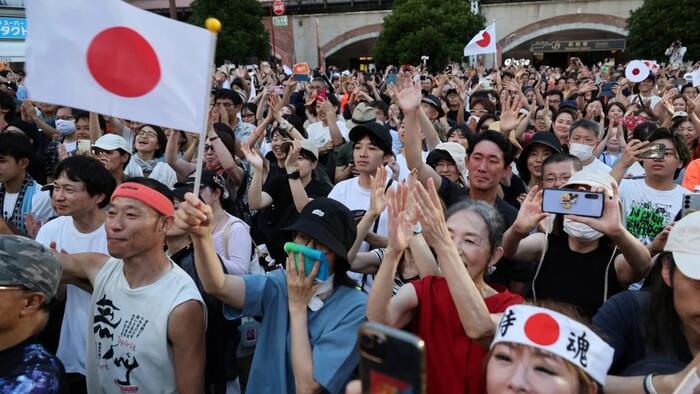 tgradous's tweet card. The Japanese First movement holds up the pervasive destruction of the west due to open borders as a sign of things to come...
