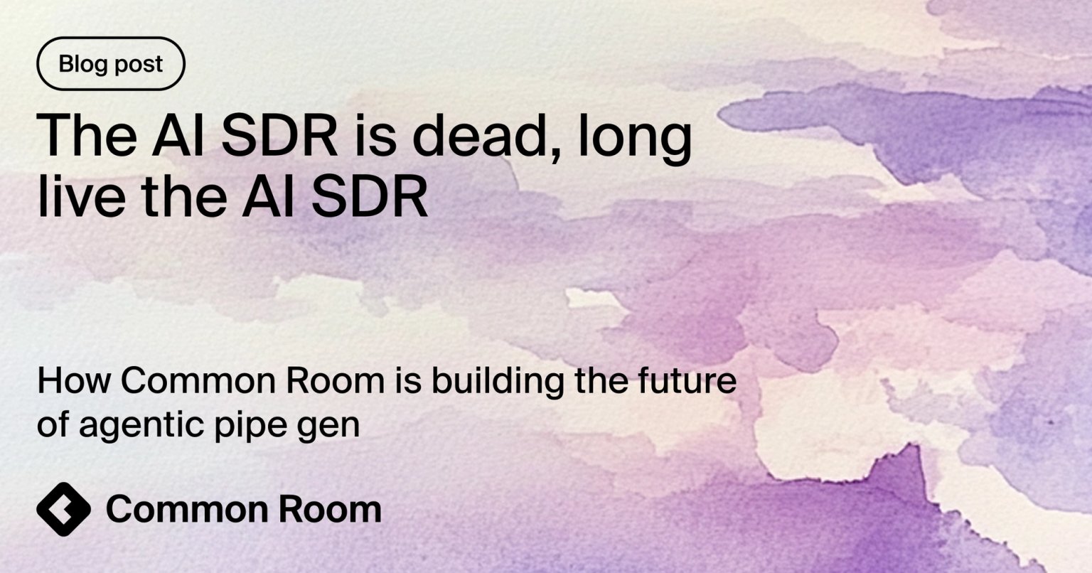 adambain's tweet card. See how Common Room's suite of AI agents transform every part of the pipe gen process via automation and augmentation.