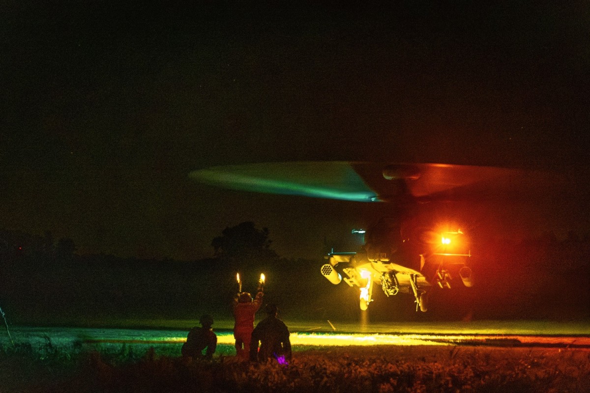 3rd_Infantry's tweet card. FORT EISENHOWER, Ga. – Helicopters from Hunter Army Airfield - Fort Stewart flew into Fort Eisenhower for aviation and sustainment missions during Opera...
