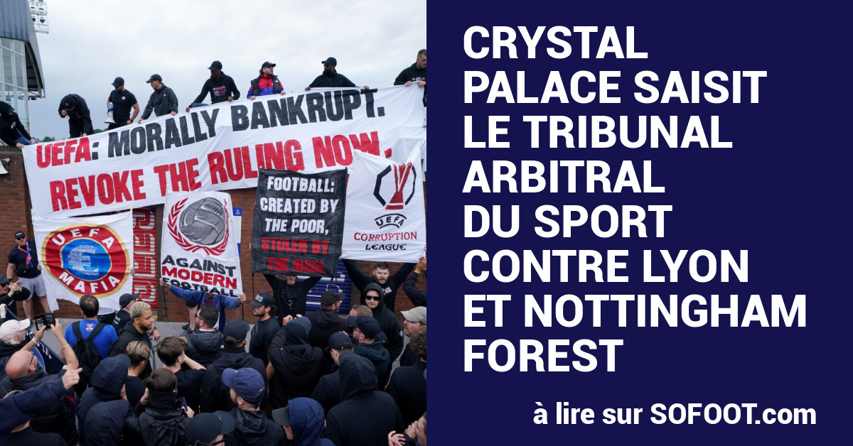 sofoot's tweet card. Le gros bordel de la multipropriété dans le football. Crystal Palace ne digère pas son…