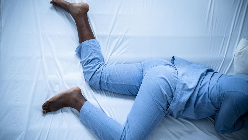 MassGeneralNews's tweet card. It’s bedtime, but your legs feel like they need to move as soon as you lie down. Sound familiar? You may have restless legs syndrome.