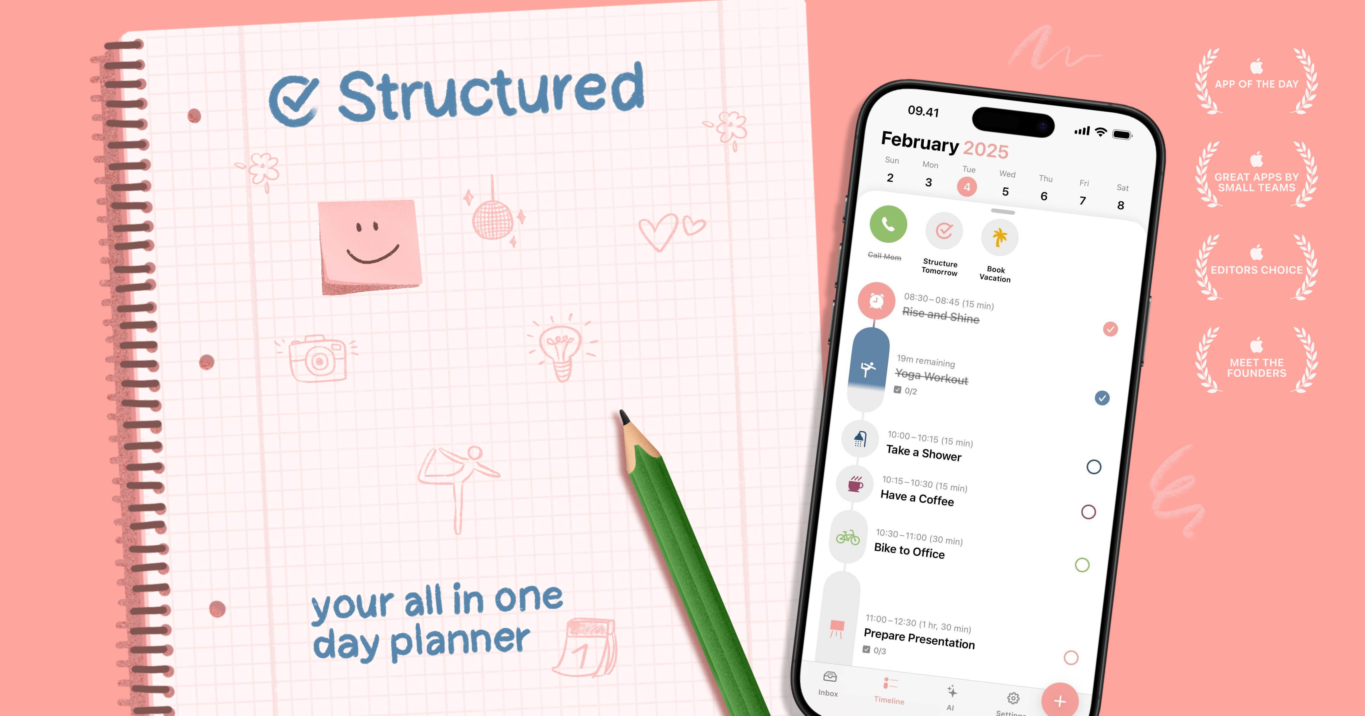 JeffreyPWiesner's tweet card. Enhance time management with Structured, the top digital planner. Merge calendars, manage tasks, and boost productivity with the best planner app.