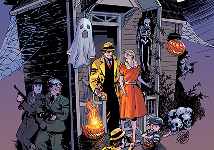 joelmeadows1's tweet card. A Spooky Case For The Detective In Yellow This Halloween, Mad Cave Studios invites readers to slip into the shadows of The City for a moody new 40-page noir thriller with Dick Tracy Halloween...