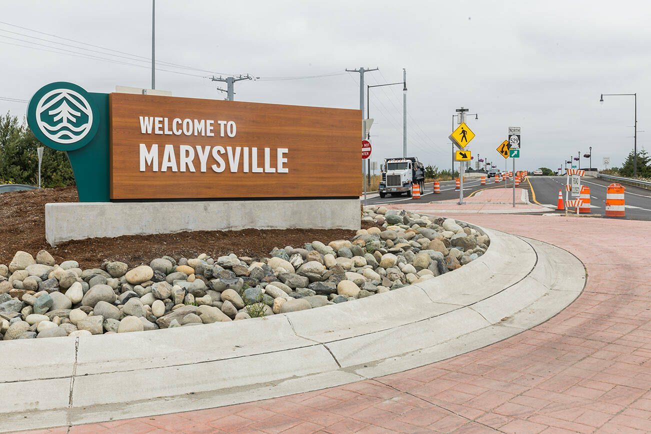 EverettHerald's tweet card. After more than a decade of planning and construction, the new ramps and roundabout connecting I-5 to Highway 529 are set to open in mid-August.
